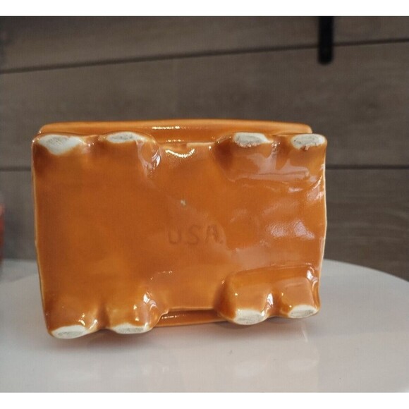 Vintage Shawnee Pottery S.R.R. Train Engine & Train Car Planters 4pc Set #552 - Picture 7 of 16